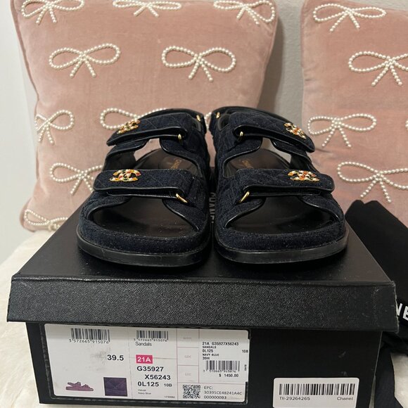 Chanel Denim Sandals - Picture 3 of 10